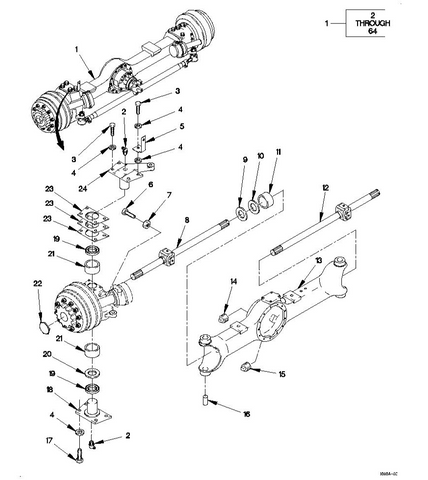 USGI FMTV / LMTV / MTV Pivoting Spindle Steering Arm 3133B7178, 2530-01-363-2355 | Genuine FMTV Replacement Parts, LMTV Parts For Sale and Military Surplus Medium Tactical Vehicle Parts & Components