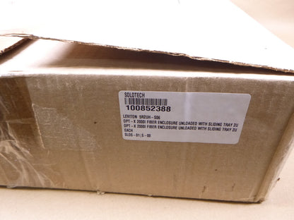 011-5R2UH-S06 Leviton OPT-X 2000i SDX 2RU Enclosure Tray , 5R2UH-S06 | Electrical MRO Replacement Parts &amp; Components and Commercial Electrical Supplies Company