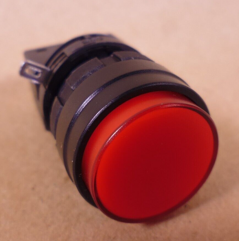 IDEC LW-C20 Red Push Button , 12VDC 30V , 12VAC 125C , LW1L-M2C20VR