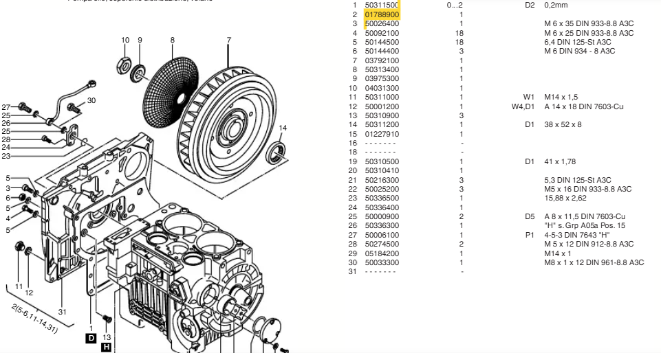 Hatz 01788900 Timing Control Cover 01788901 50310810 For 2G30 &amp; 2G40 Engine | Replacement Truck Parts, Trailer Accessories, Automobile Supplies, Car Parts &amp; Accessories