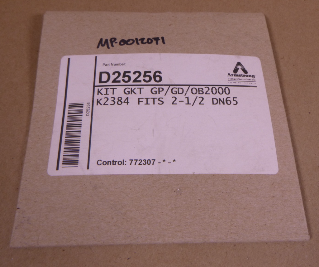 Armstrong D25256 Gasket Kit GP/GD/OB2000 K2384 2-1/2" DN65 | Industrial MRO Replacement Parts, Manufacturing Machine Parts & Components, Heavy Equipment Parts Supplier