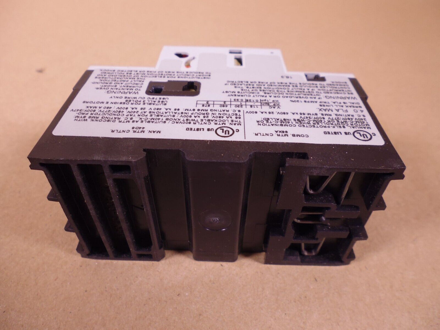 Allen Bradley 140M-C2E-B40-KN Series B Motor Protection Circuit Breaker 2.5-4A | Electrical MRO Replacement Parts &amp; Components and Commercial Electrical Supplies Company