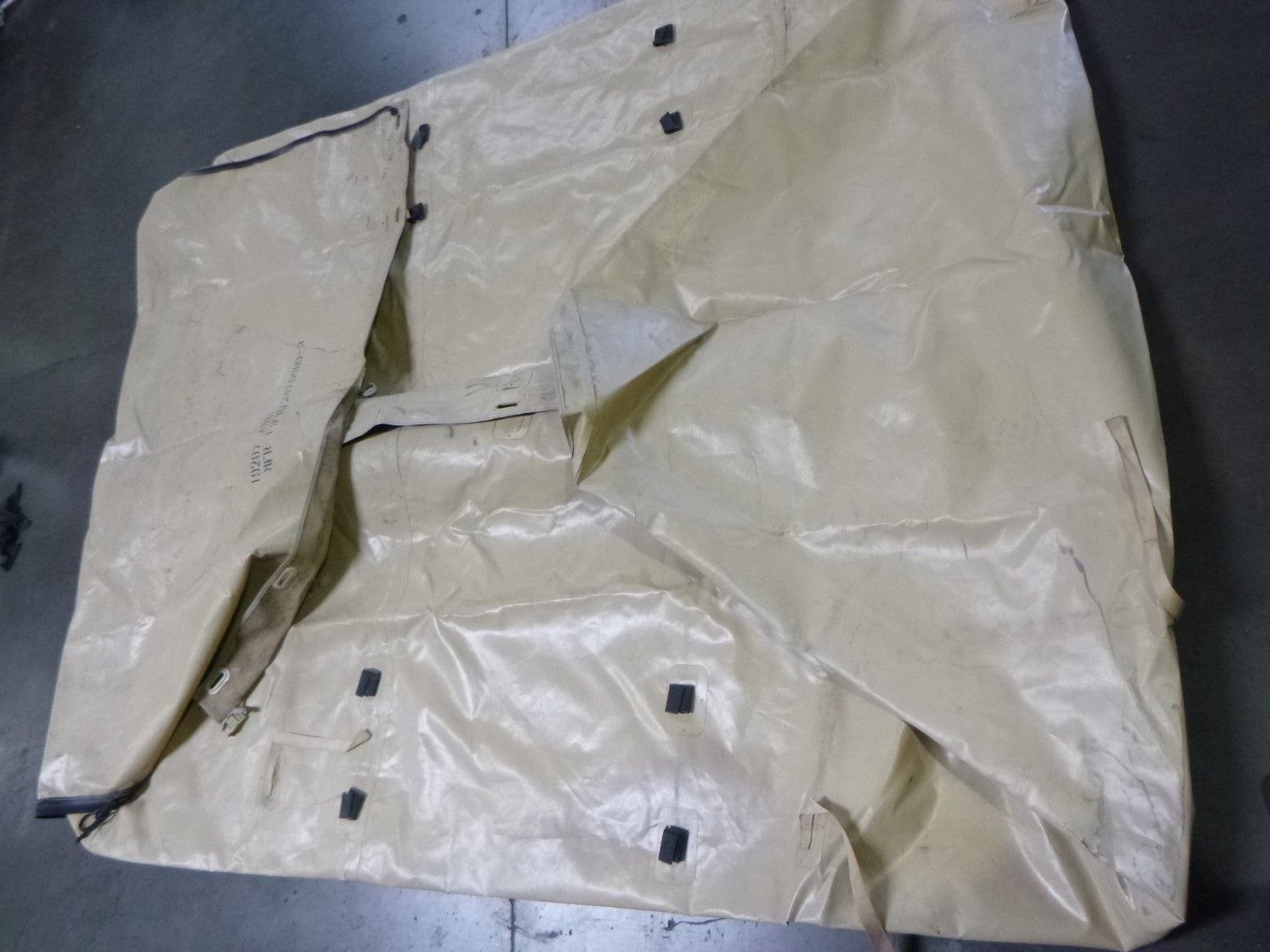 *TEAR* M1101 M1102 TRAILER COVER TAN SOFT TOP 12470989-3 , 2540-01-493-7897 | Replacement Truck Parts, Trailer Accessories, Automobile Supplies, Car Parts &amp; Accessories