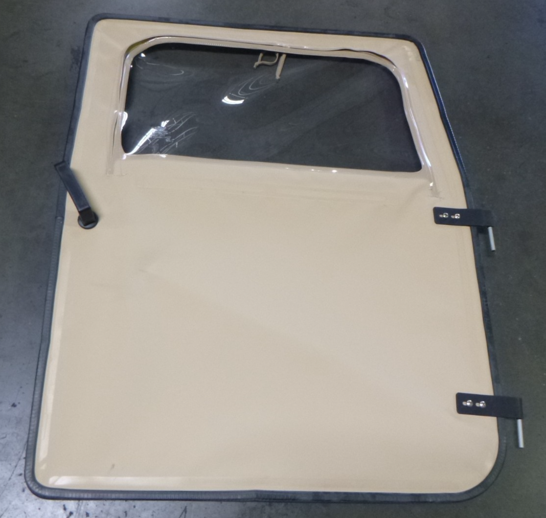 Humvee M998 HMMWV Tan Soft Top Door RH Front 12340231-4 2510-01-330-6175