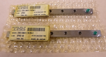 (2) THK SRS12M x 170mm Linear Rail , (4) SRS12M Guide , 2SRS12MUU+170LPM-II