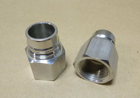 2x SNAP-TITE SS Quick Release Coupling Nipple w/o Valve 1" Female SPHN-16-16F | Industrial Replacement Nuts & Bolts Distributor and Machinery Screws & Fasteners Supply