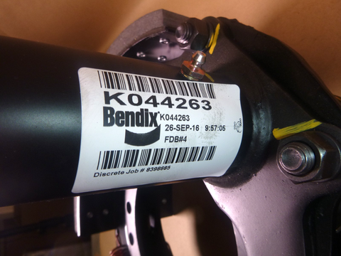 HEMTT Brake Shoe Assembly Bendix K044263, K046467, 3854963, 2530-01-589-9170