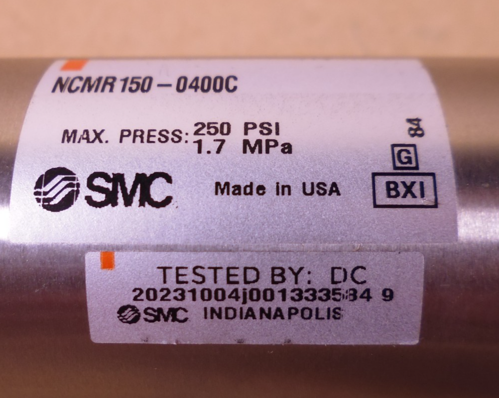 SMC NCMR150-0400C Pneumatic Air Cylinder 250PSI 1.7MPa , Made In USA | Industrial MRO Replacement Parts, Manufacturing Machine Parts &amp; Components, Heavy Equipment Parts Supplier
