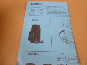 Siemens SKP15.011U1 Gas Valve Actuator 120V 50/60Hz