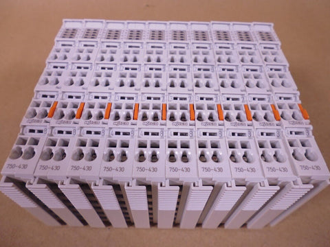 (10x) WAGO 750-430 Analog Input PLC Module 8-Channel Digital 24VDC