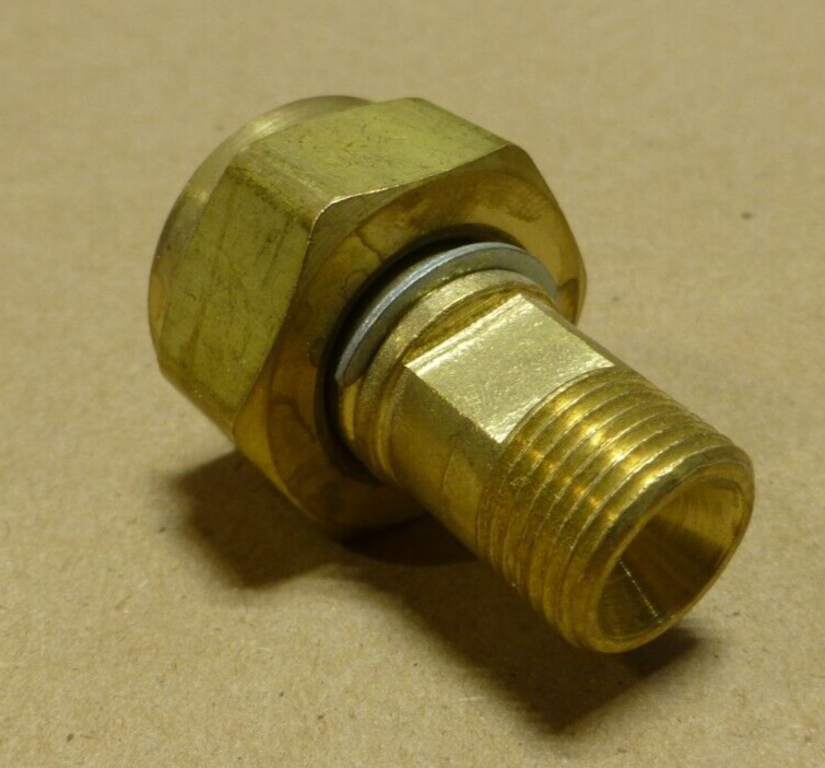 GOSS BRS-365 CYLINDER TO REGULATOR ADAPTER BRASS | Industrial MRO Replacement Parts, Manufacturing Machine Parts &amp; Components, Heavy Equipment Parts Supplier