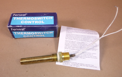 01-180020-029 Fenwal Thermoswitch -100 to 400 Deg F. Range 120/240 Vac | Electrical MRO Replacement Parts & Components and Commercial Electrical Supplies Company