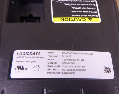 LOGICDATA COMPACT-e-3–DIN-UNL-US Control Box LOGIClink For TXG10 Actuator | Electrical MRO Replacement Parts &amp; Components and Commercial Electrical Supplies Company