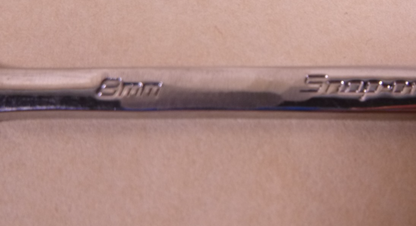 ⁠Snap-On SOEXM8 8mm 12-Point Metric Flank Drive Plus Combination Wrench USA⁠