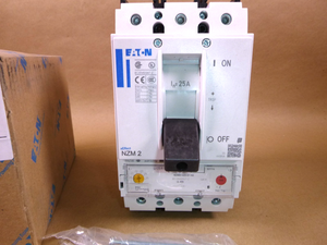 NZMB2-A25-BT-NA Eaton Molded Case Circuit Breaker 25 Amp 3 Pole NZM2-Frame | Electrical MRO Replacement Parts & Components and Commercial Electrical Supplies Company