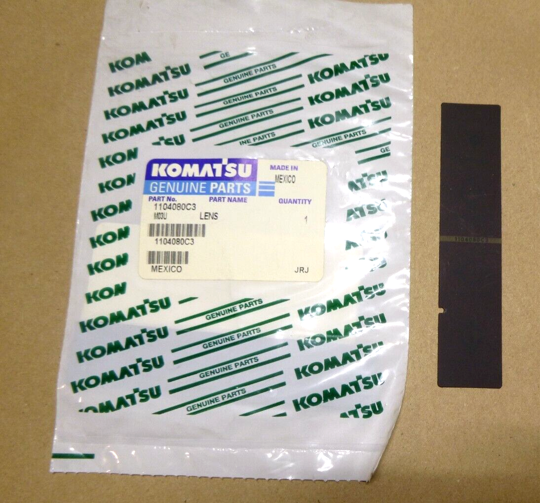 KOMATSU 1104080C3, Hand Brake / Cool Temp / Brake Press / Trans Temp Light Lens | Industrial Tractor Parts Supplier and Surplus Tractor Parts &amp; Accessories
