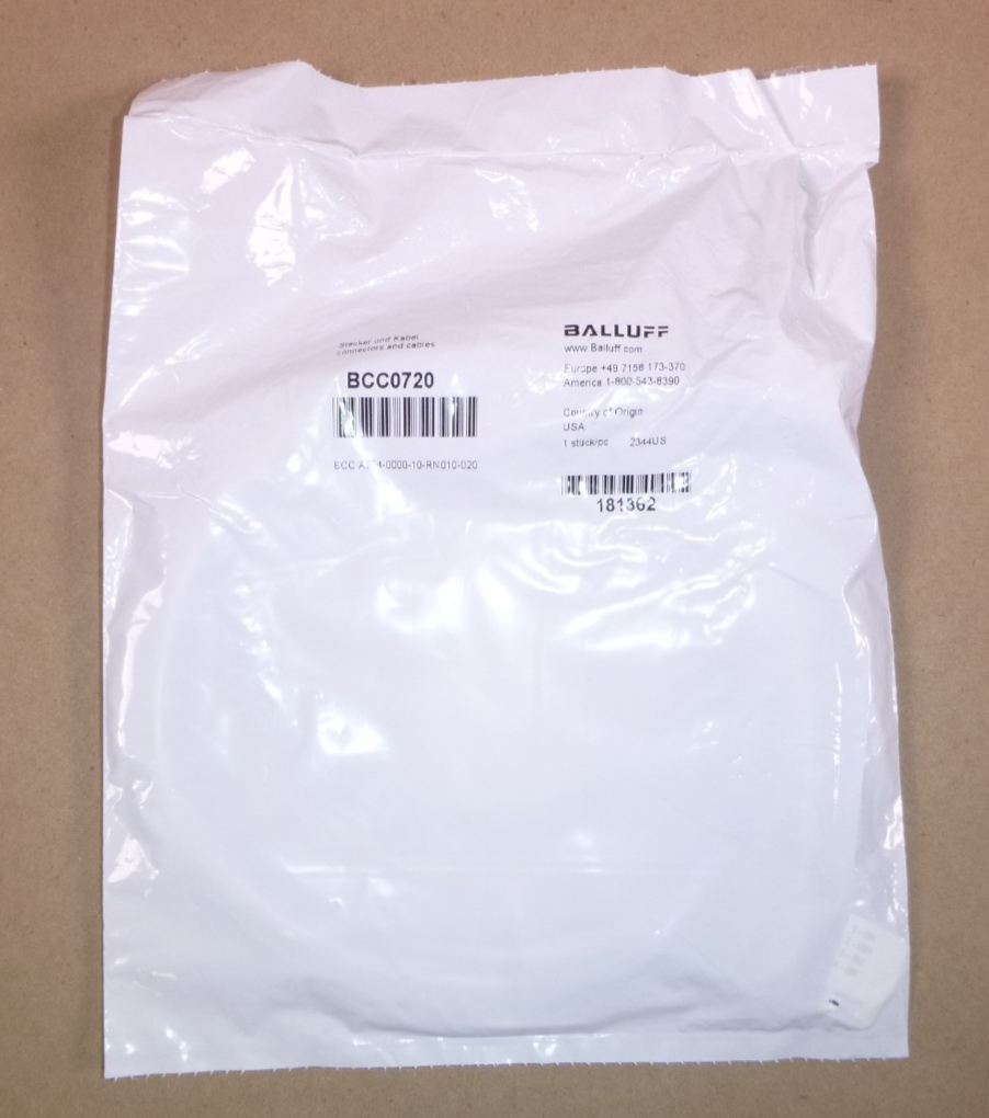 BCC0720 Balluff Single Ended Cordset, 7/8 inch Female to Pigtail, 2 Meter 4 Pin | Electrical MRO Replacement Parts &amp; Components and Commercial Electrical Supplies Company