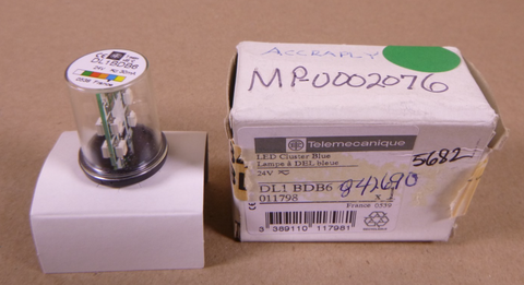 Telemecanique DL1BDB6 LED Cluster Blue 24V , 011798 | Electrical MRO Replacement Parts & Components and Commercial Electrical Supplies Company