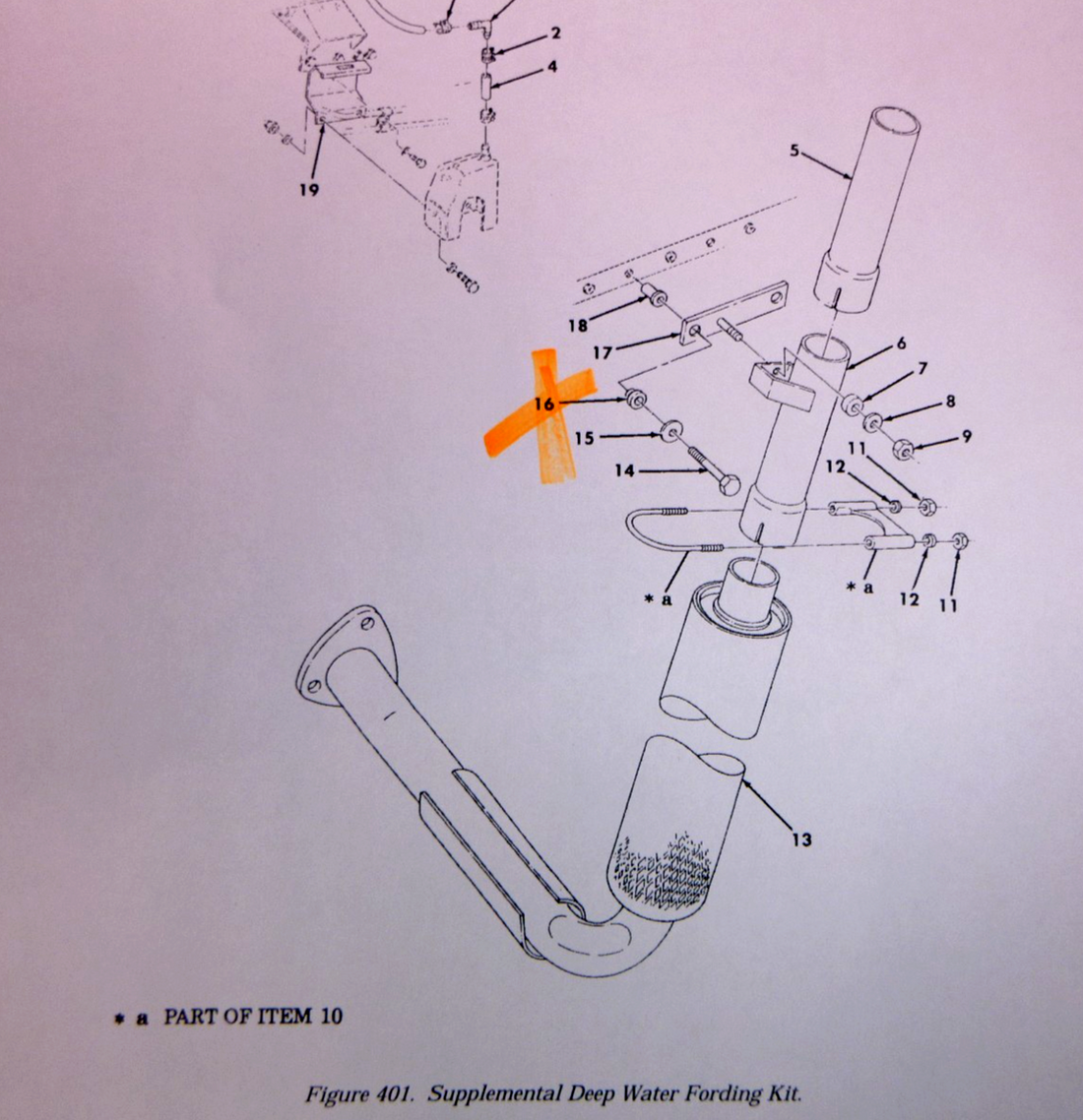 USGI M998 Humvee Engine Exhaust System Hanger 12341027, 2990-01-383-5689 (15 Pc) | Genuine HMMWV Replacement Parts and Military Surplus Humvee Parts &amp; Accessories