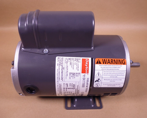 Dayton 1/2HP General Purpose Motor 1.25SF , 1725RPM , 48 FR , 1PH , 115/208-230V