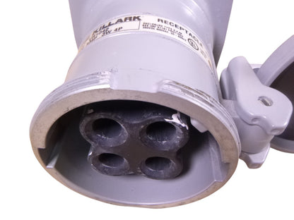 USED KILLARK VR1042 PIN AND SLEEVE RECEPTACLE TYPE 3,4, 4X, 100 AMP 3 WIRE 4 POLE | Electrical MRO Replacement Parts &amp; Components and Commercial Electrical Supplies Company