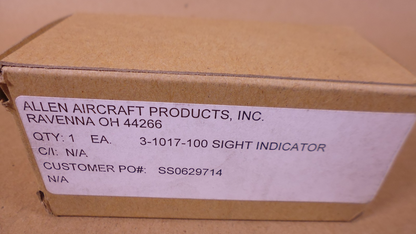 Allen Dyna-Air 3-1017-100 Sight Indicator , 6680-01-553-2025 | Industrial MRO Replacement Parts, Manufacturing Machine Parts &amp; Components, Heavy Equipment Parts Supplier
