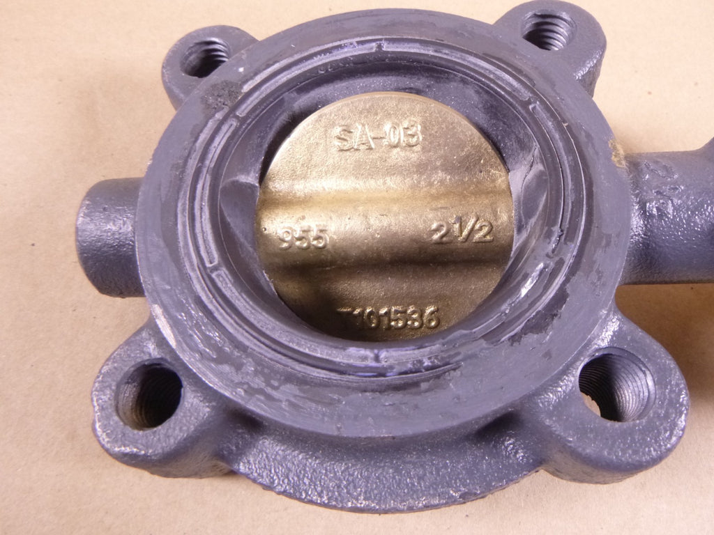 Nibco LD2000 2-1/2" Butterfly Valve w/ Lever , EPDM, 200CWP 250F Max | Industrial MRO Replacement Parts, Manufacturing Machine Parts & Components, Heavy Equipment Parts Supplier