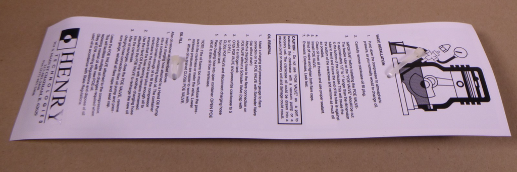 Henry Technologies 9298 Exchange Valve, Positive Oil, 1/4 MPT x 1/4 Flare | Industrial MRO Replacement Parts, Manufacturing Machine Parts & Components, Heavy Equipment Parts Supplier