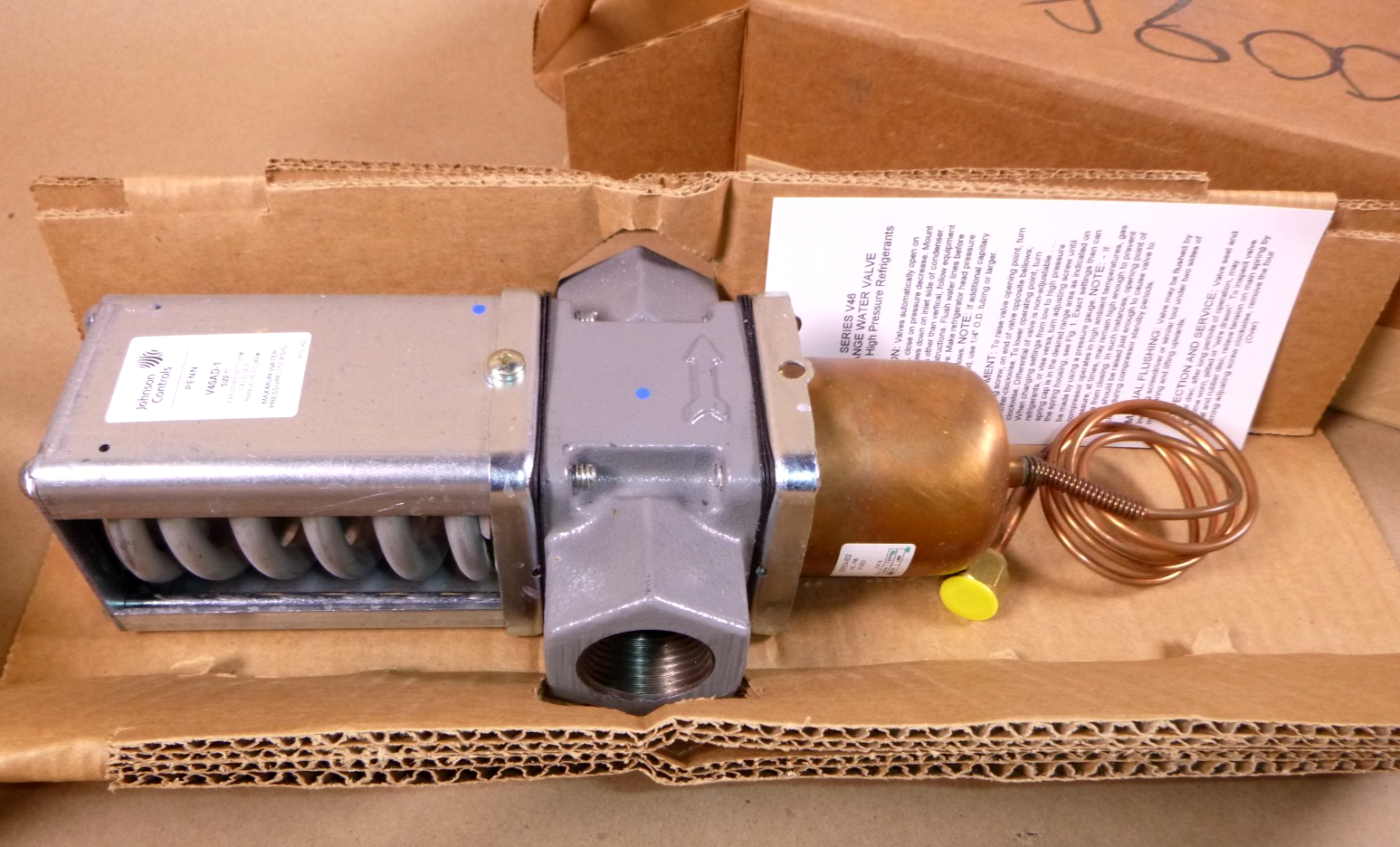 V46AD-1C Johnson Controls Water Regulating Valve, 2 Way, 1" Inch, 50 gpm Max | Industrial MRO Replacement Parts, Manufacturing Machine Parts &amp; Components, Heavy Equipment Parts Supplier