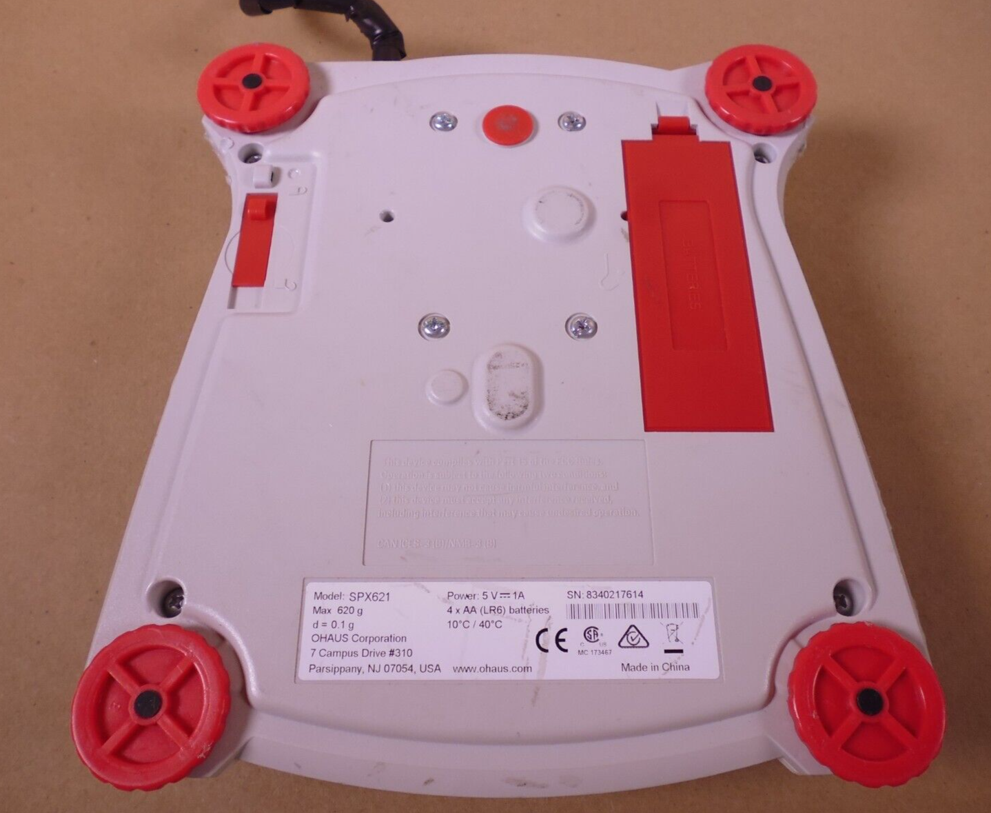 Ohaus SPX621 Balance Compact Portable Scale, (620g Capacity, 0.1g) *CALIBRATED* | Industrial MRO Tools and Replacement Industrial Equipment Components