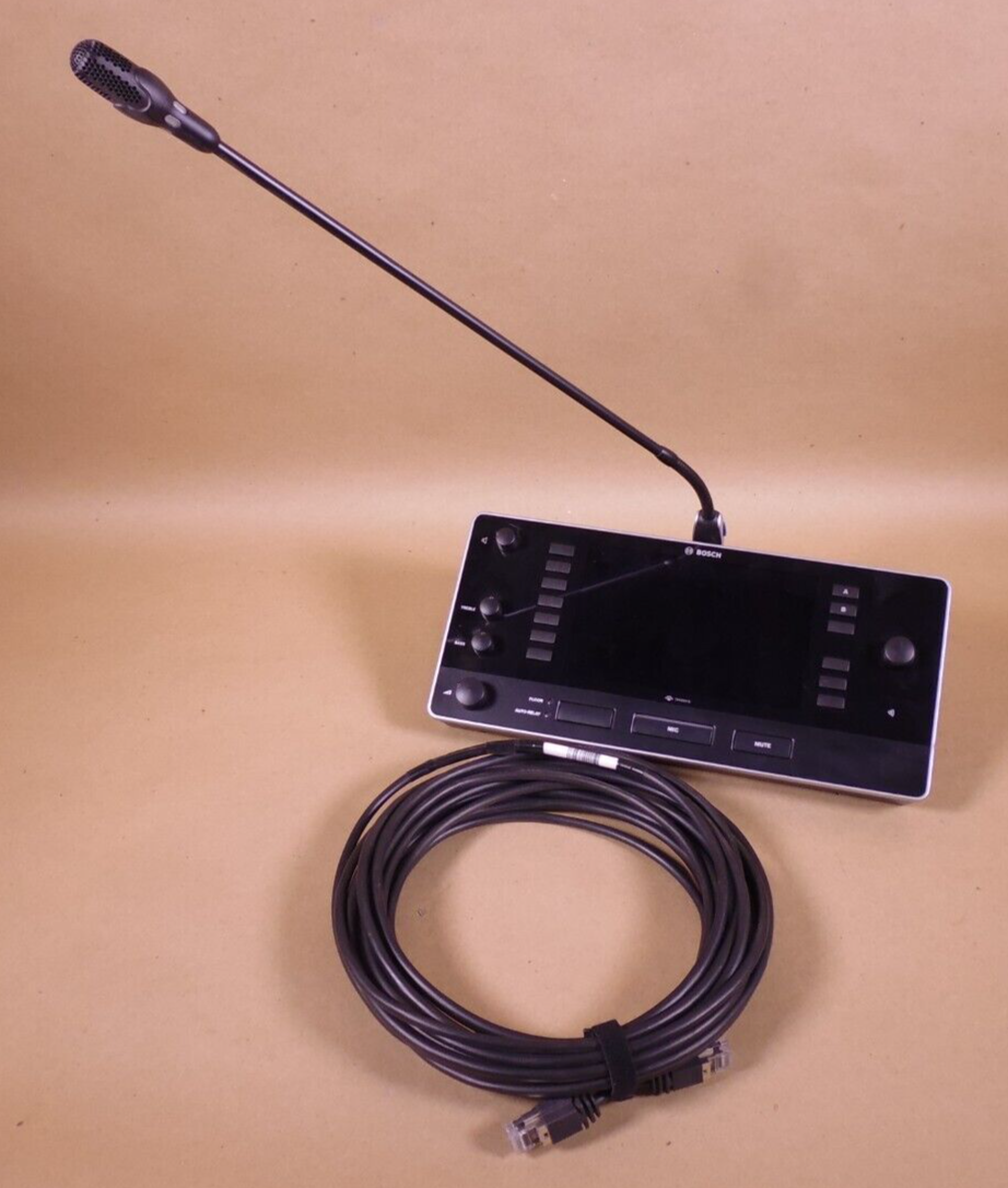 Bosch DCNM-IDESK DICENTIS Interpreter Desk Single-User w/ Mic &amp; Cord | Electrical MRO Replacement Parts &amp; Components and Commercial Electrical Supplies Company