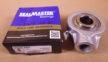 SealMaster Hanger Ball Bearing Unit CREHBF-PN20 Cast Iron 1-1/4 Inch PN GOLD | Industrial MRO Replacement Parts, Manufacturing Machine Parts &amp; Components, Heavy Equipment Parts Supplier