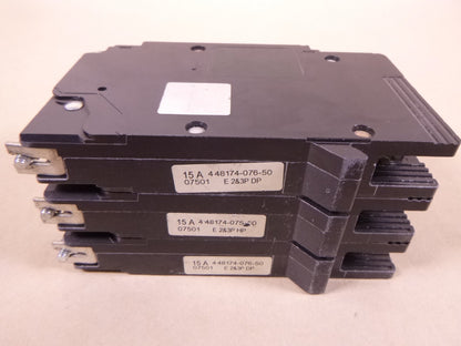 USED Square D EDB34015 Bolt-on Circuit Breaker 3P 15A 240/480Y/277V | Electrical MRO Replacement Parts &amp; Components and Commercial Electrical Supplies Company