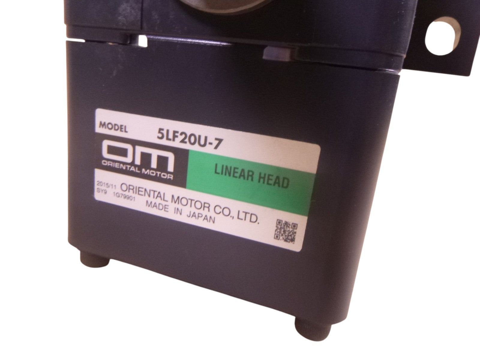 Oriental Motor 5LF20U-7 Linear Head Gearhead w/ 34" Shaft | Industrial Electric Motors, Pumps &amp; Parts