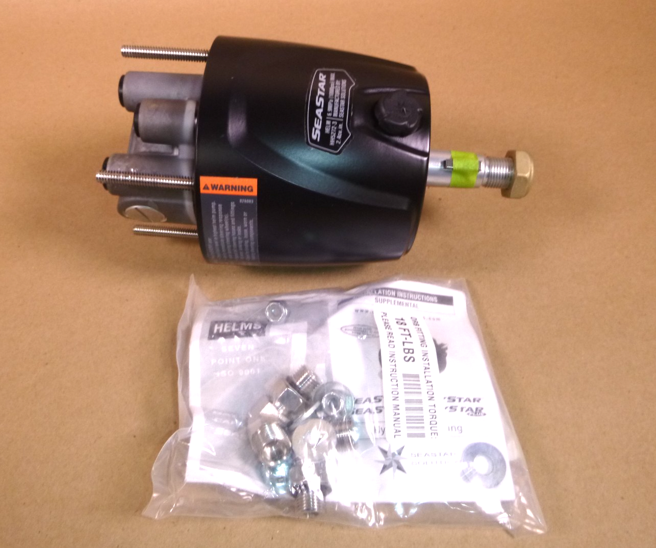 Genuine OEM HH5272-3 SeaStar Front Mount 2.4 cu In Hydraulic Marine Helm Pump