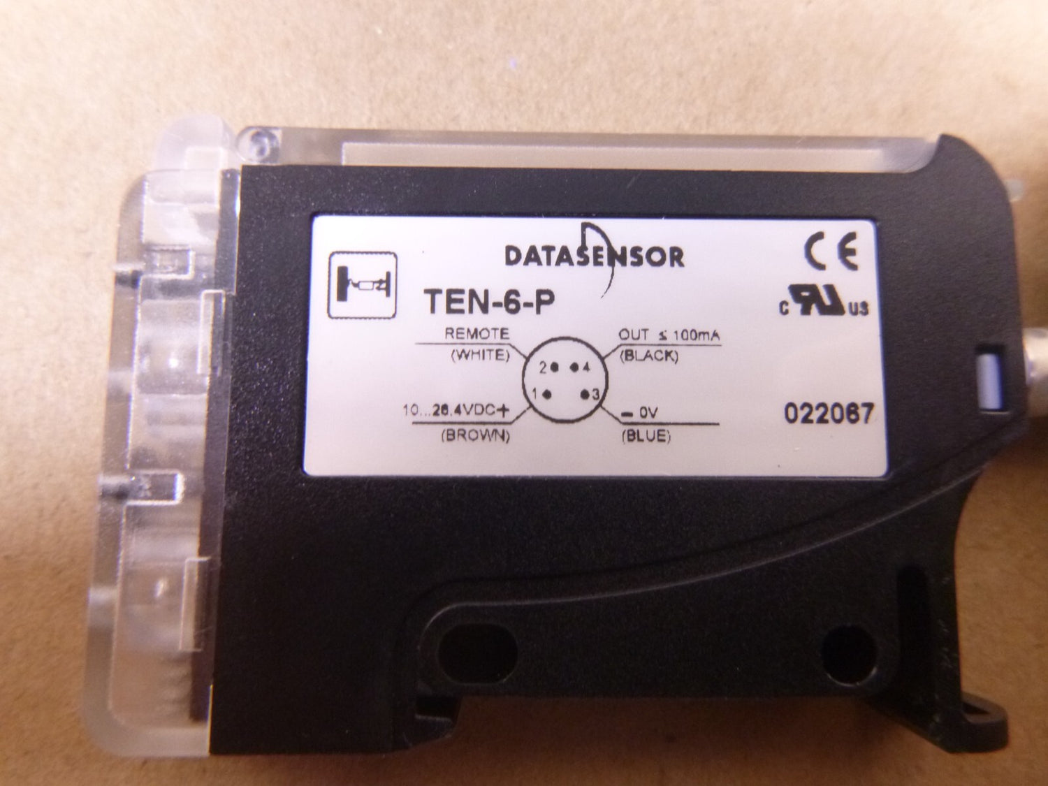 Datasensor TEN-6-P Fiber Optic Sensor | Electrical MRO Replacement Parts &amp; Components and Commercial Electrical Supplies Company