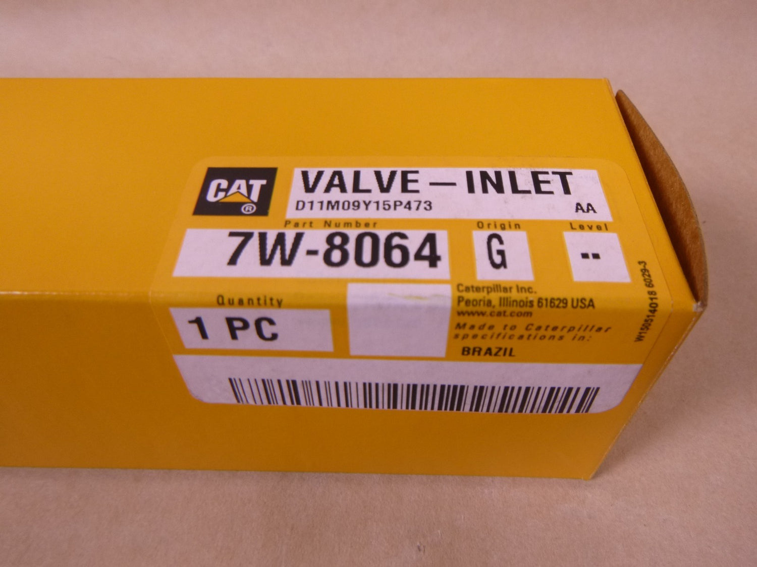 OEM CAT Caterpillar 7W-8064 Inlet Valve 47mm For 3114 3116 Engine Genuine