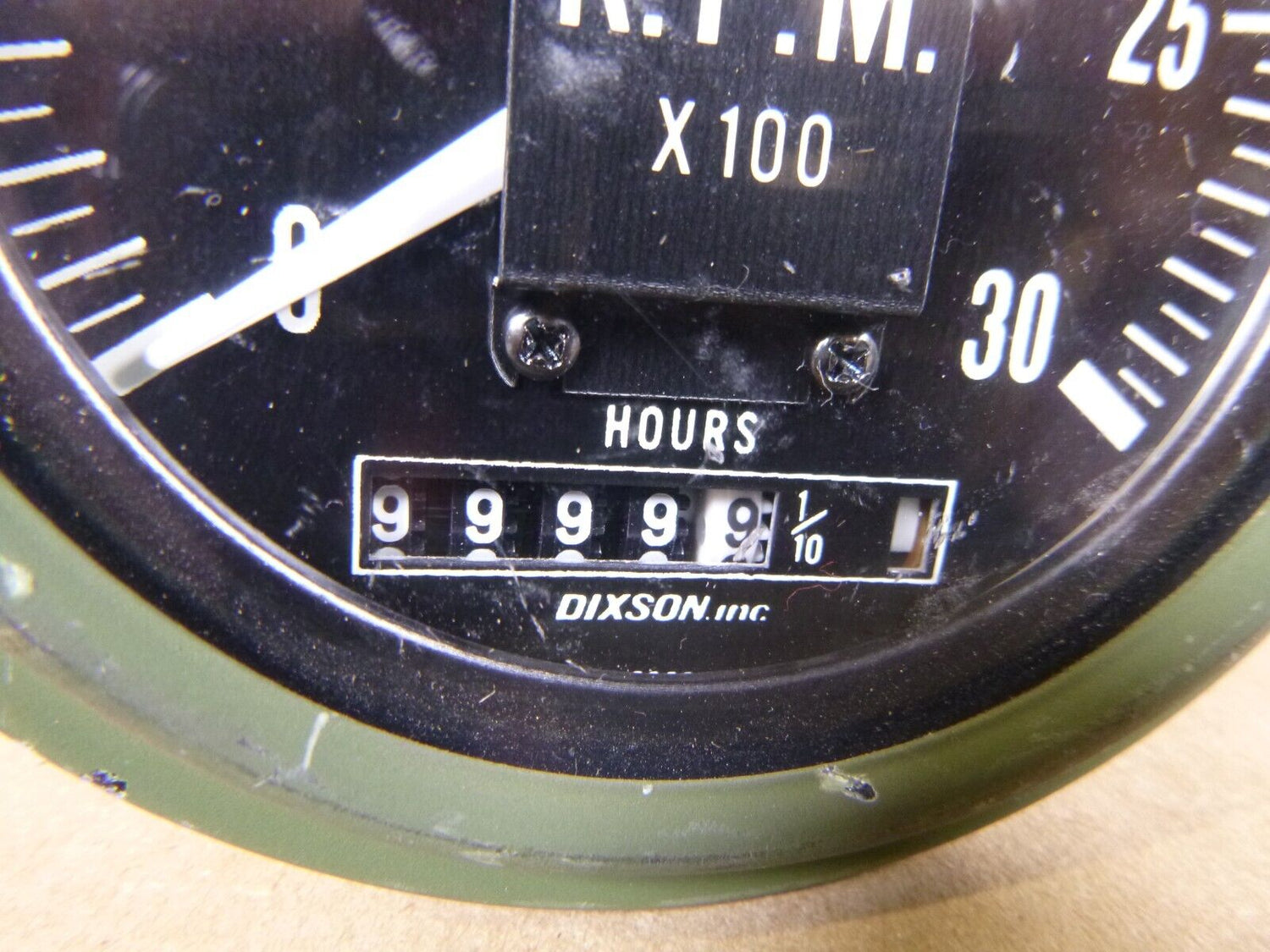 USGI M35A3 M44A3 2-1/2-TON 6X6 Series Trucks Tachometer W/ Hour Meter 12448944 | Genuine M35 Military Truck Parts and M939 Cargo Truck Surplus Parts