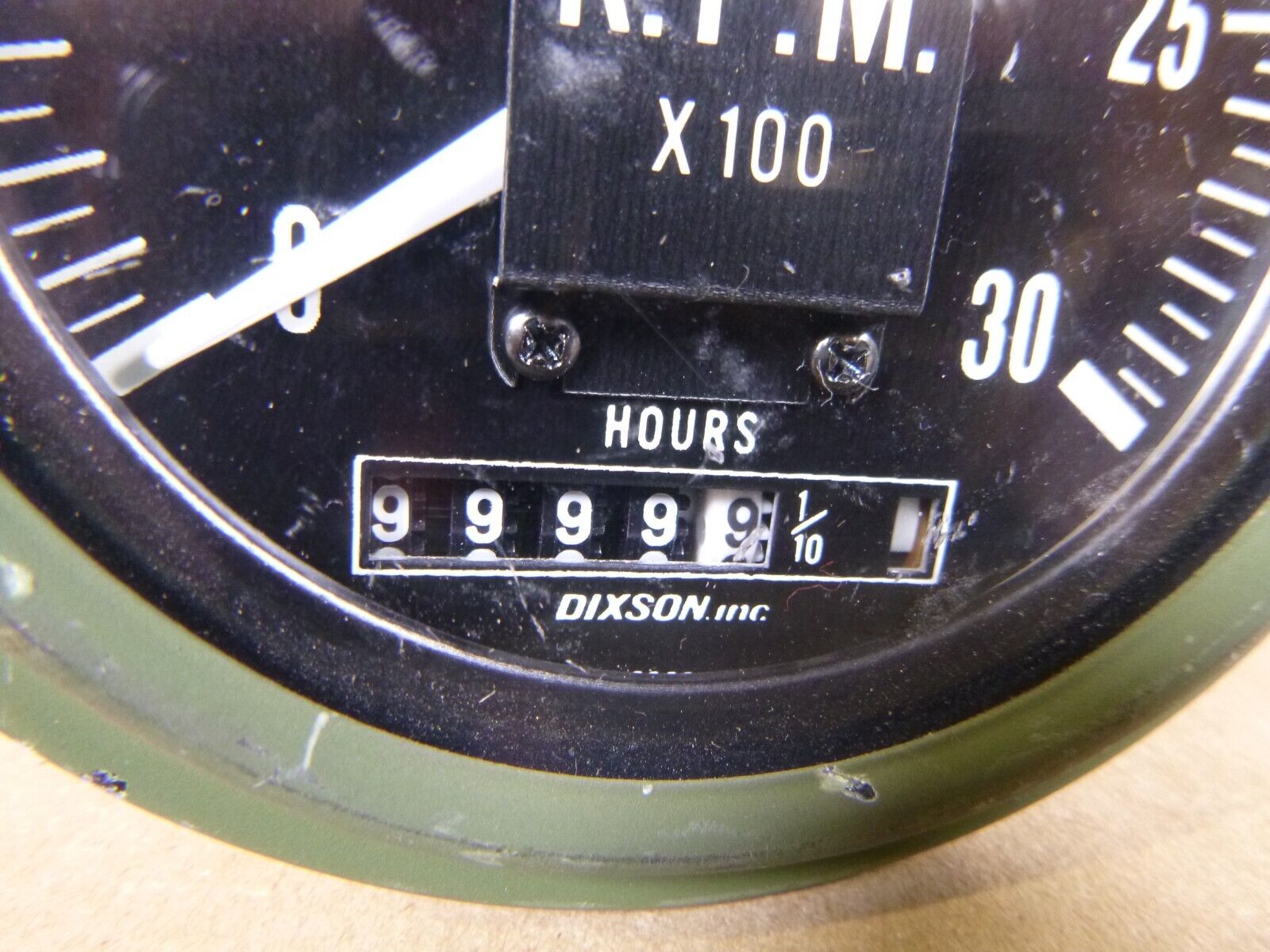 USGI M35A3 M44A3 2-1/2-TON 6X6 Series Trucks Tachometer W/ Hour Meter 12448944 | Genuine M35 Military Truck Parts and M939 Cargo Truck Surplus Parts