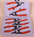 Snap on Tools 6 Piece Convertible Retainer Ring Pliers Set With Case PRH406