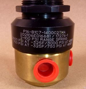 Cashco P1 Brass Single Stage Pressure Reducing Regulator 3/8 NPT, 3000 Psi