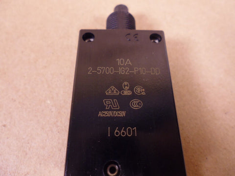 ETA Germany 2-5700-IG2-P10-DD 10A Circuit Breaker 250VAC 28VDC 1Pole