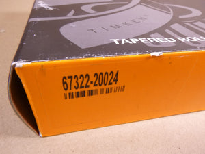 TIMKEN 67322-20024 TAPERED ROLLER BEARING CUP RACE 7.7500 in OD, 1.5000 in Width