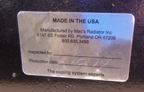 MEP-804A 15KW Generator 88-22167 Engine Coolant Radiator , 2930-01-368-1071 | Genuine MEP Generator Replacement Parts and Military Surplus Generator Parts