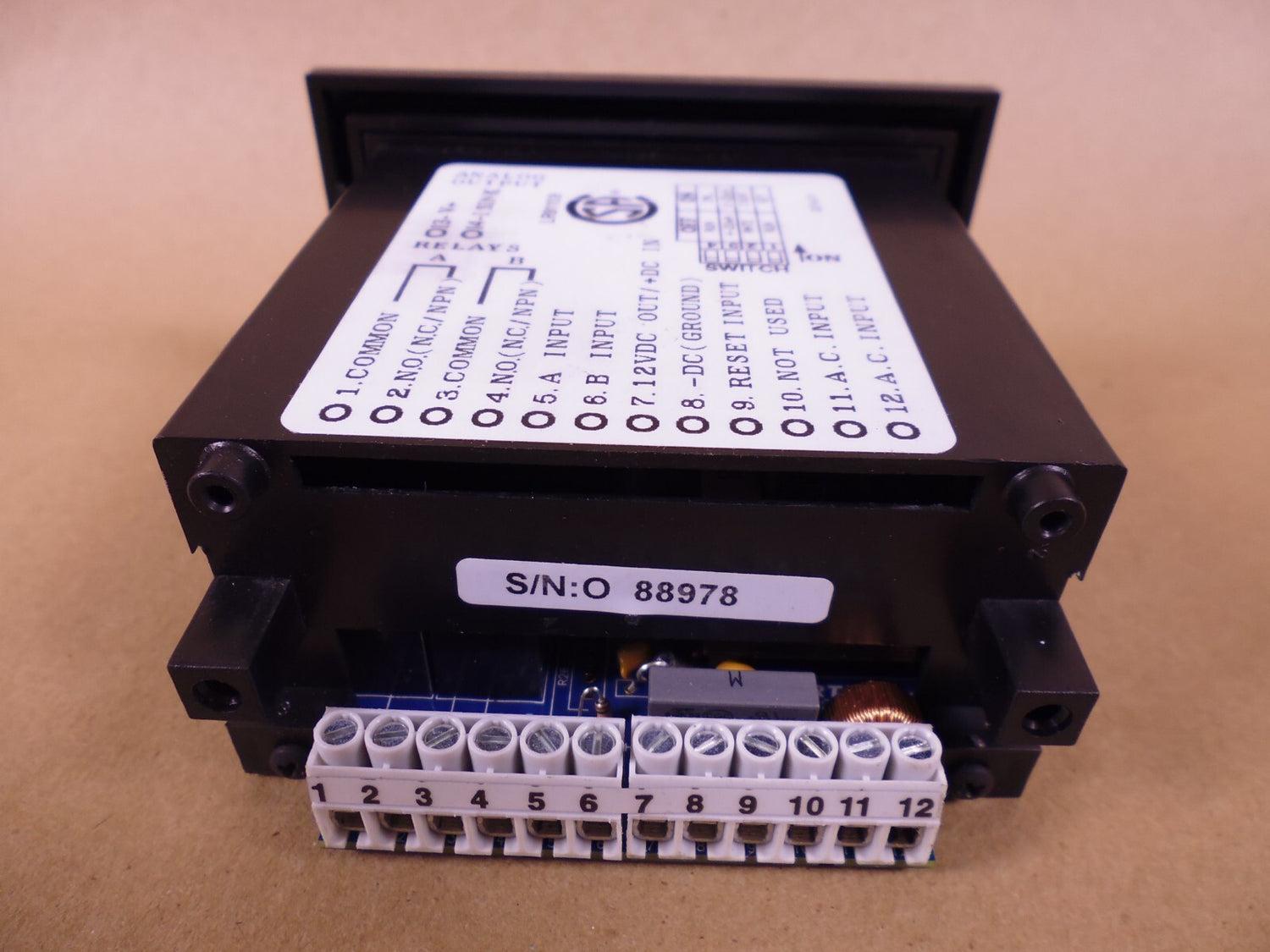 USED KEP Kessler-Ellis Mini-Batcher 6-Digit LED Flow Batcher MR2B3 220VAC 6.5VA | Electrical MRO Replacement Parts &amp; Components and Commercial Electrical Supplies Company