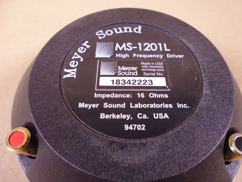 Meyer Sound MS-1201L Replacement Driver For MICA MINA Loudspeaker 40.134.045.02