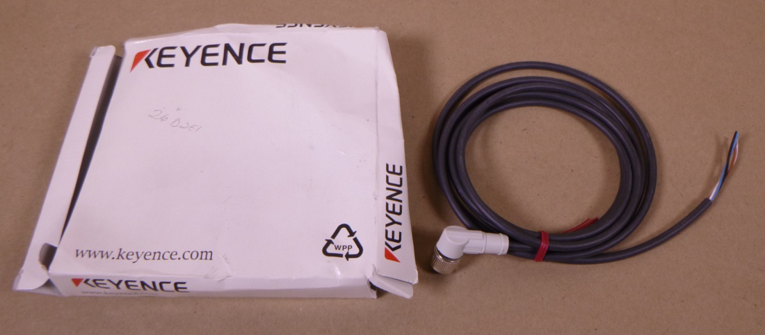Keyence OP-87640 Sensor Connector Cable , M12 , 2M , OP87640 | Electrical MRO Replacement Parts &amp; Components and Commercial Electrical Supplies Company