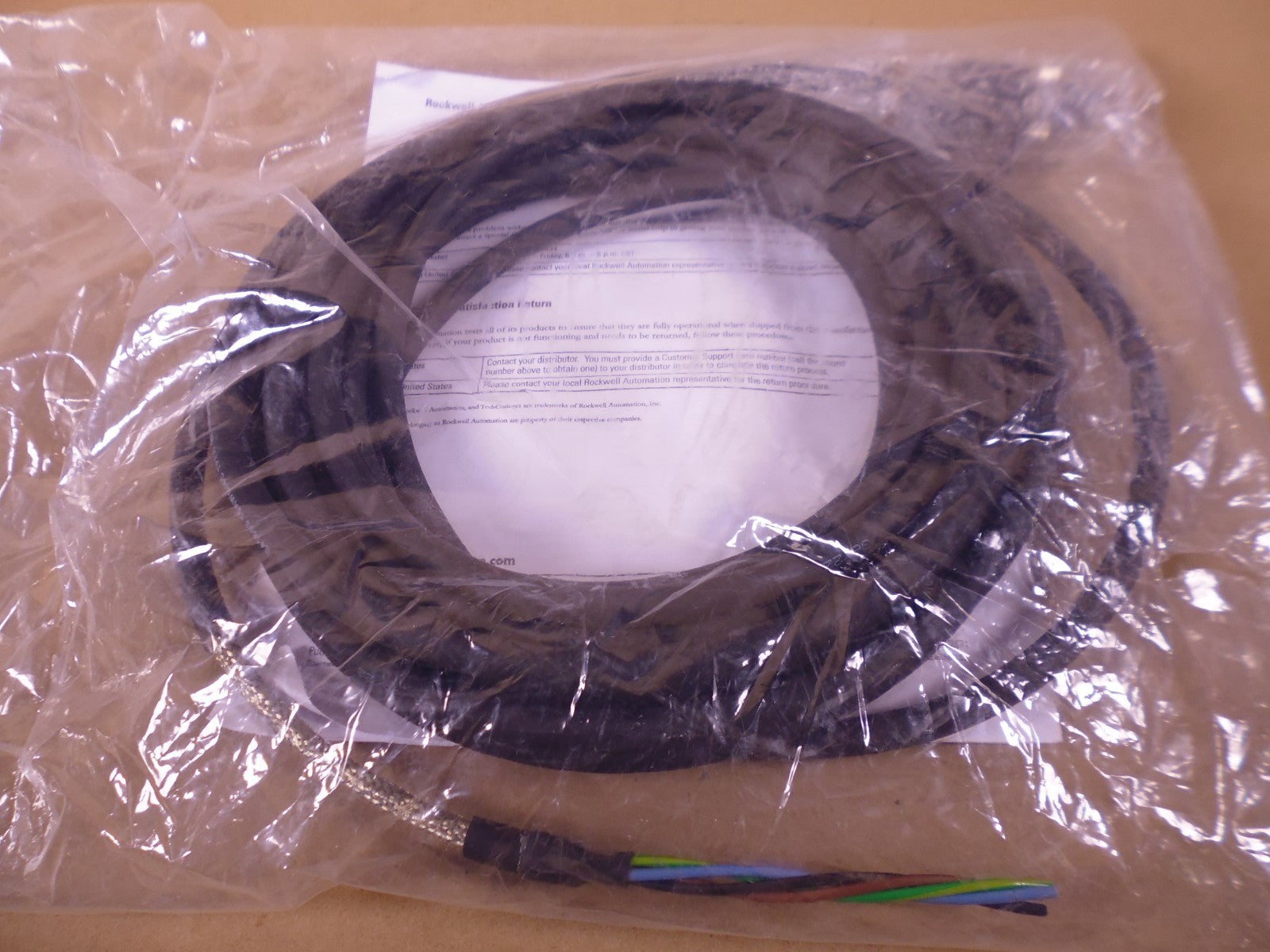 Allen-Bradley 2090-XXNPMP-16S09 Motor Power Cable Kinetix 9m 198740Q09 SER A | Electrical MRO Replacement Parts &amp; Components and Commercial Electrical Supplies Company