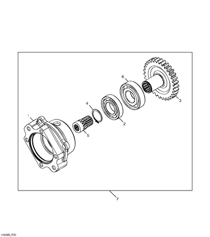 OEM John Deere 4101147 Adapter Fitting For 2000 Transmission