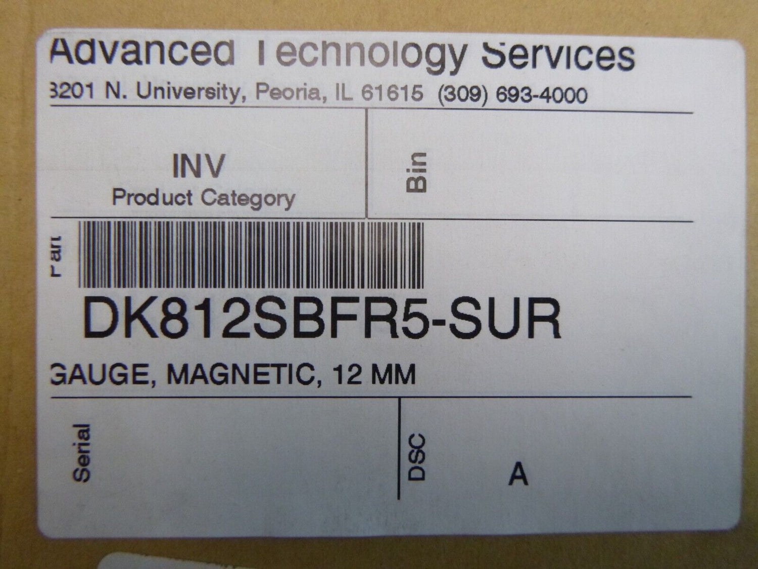 Magnescale DK812SBFR5 12mm Straight Digital Probe w/flange mount | Electrical MRO Replacement Parts &amp; Components and Commercial Electrical Supplies Company